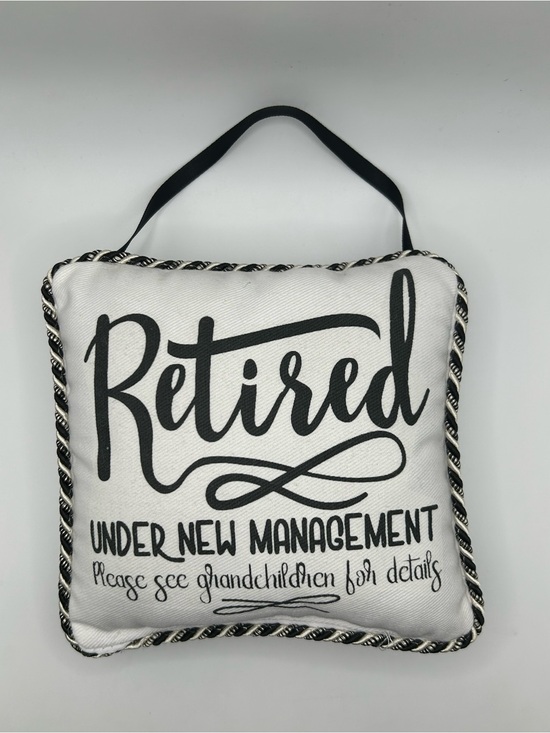 Other - NEW Retired Decorative Hanging Door Knocker Pillow